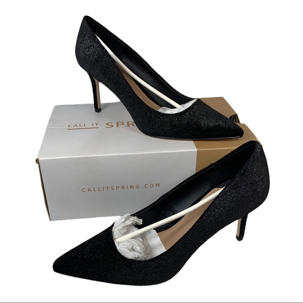 Call It Spring Fririen Black Pointed Toe Pump 8.5